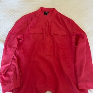 Lord & Taylor Fuchsia Long Sleeve Top